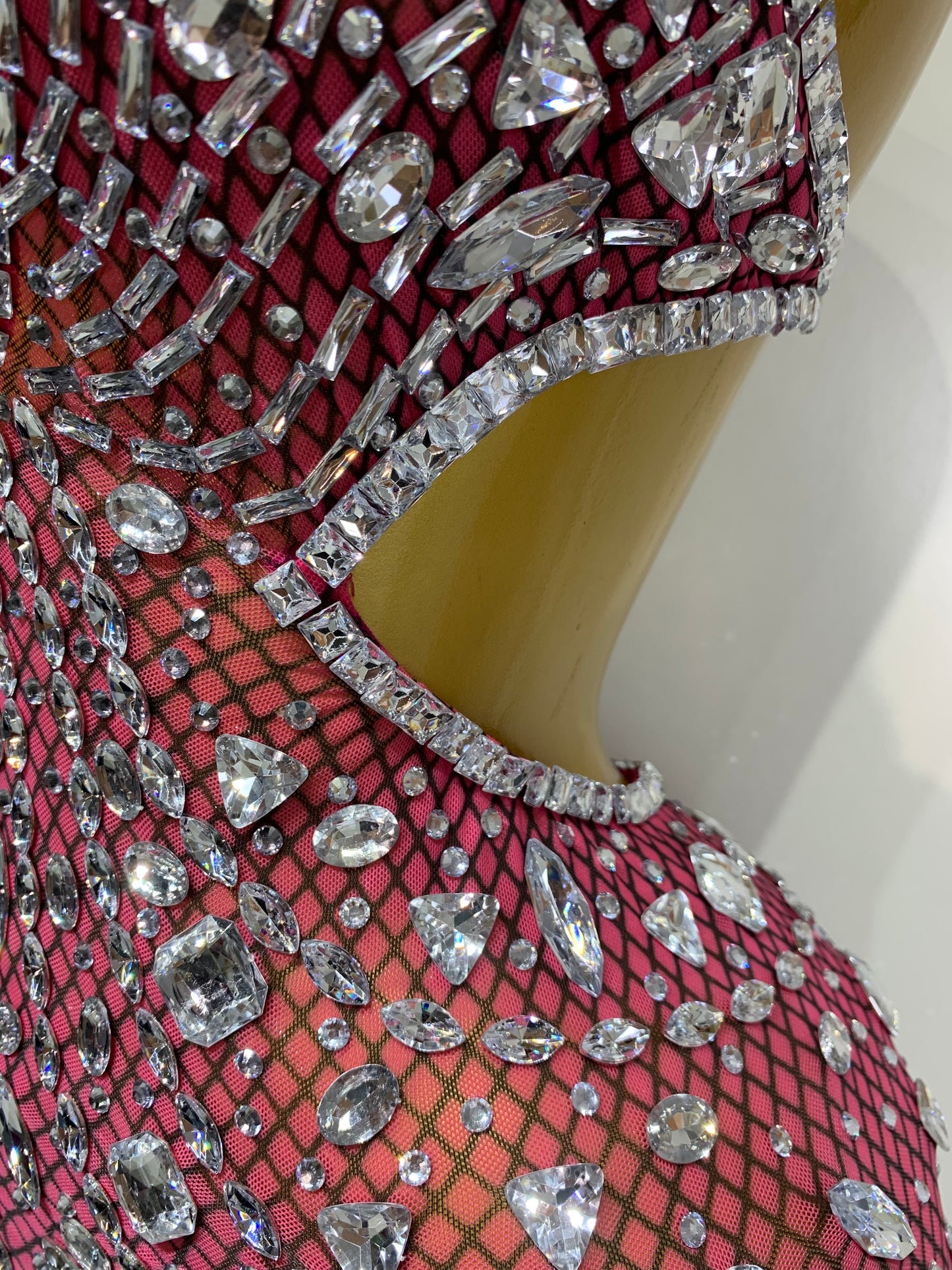 Anaya Mesh Sequins Mini Dress