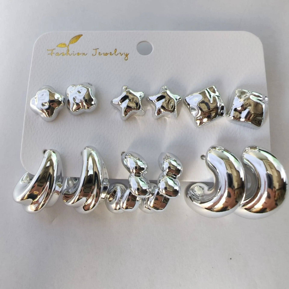 12Pcs Vintage Earrings Set Fashion Closet Clothing