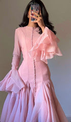 Lory Peated Flare Midi Dress