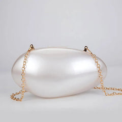A Shell Acrylic Mini Clutch Bag Fashion Closet Clothing