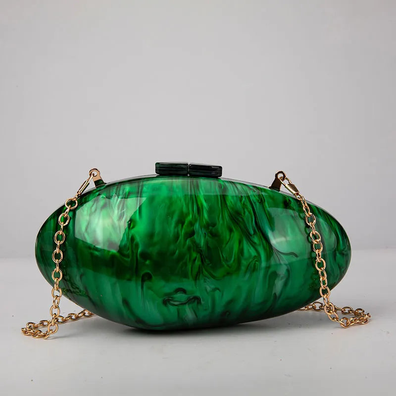 A Shell Acrylic Mini Clutch Bag Fashion Closet Clothing