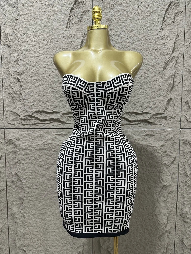 Mini-robe bandeau Luxene