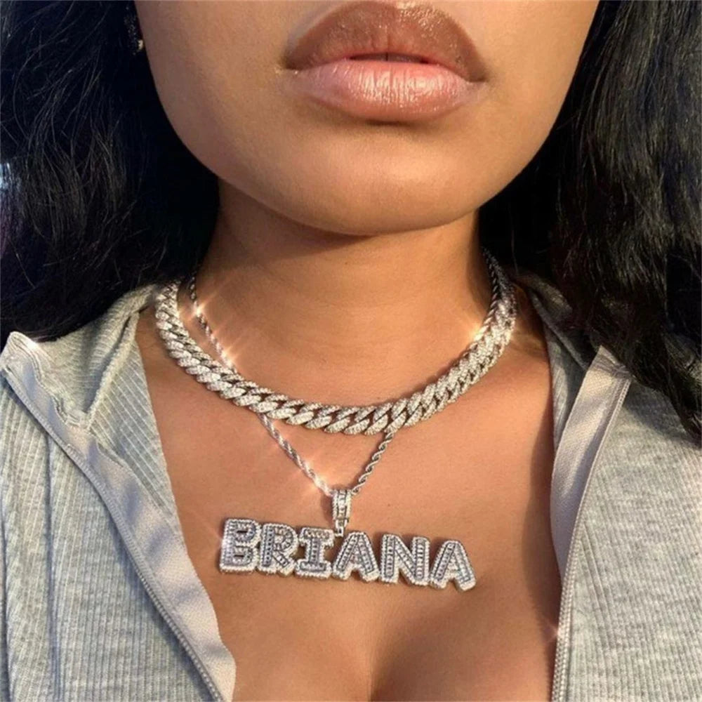 Custom Iced Out Personalized Necklace