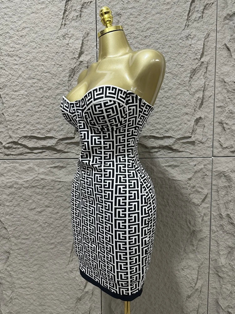 Mini-robe bandeau Luxene
