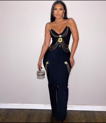 Amber Bandage Dress Fashion Closet Clothing