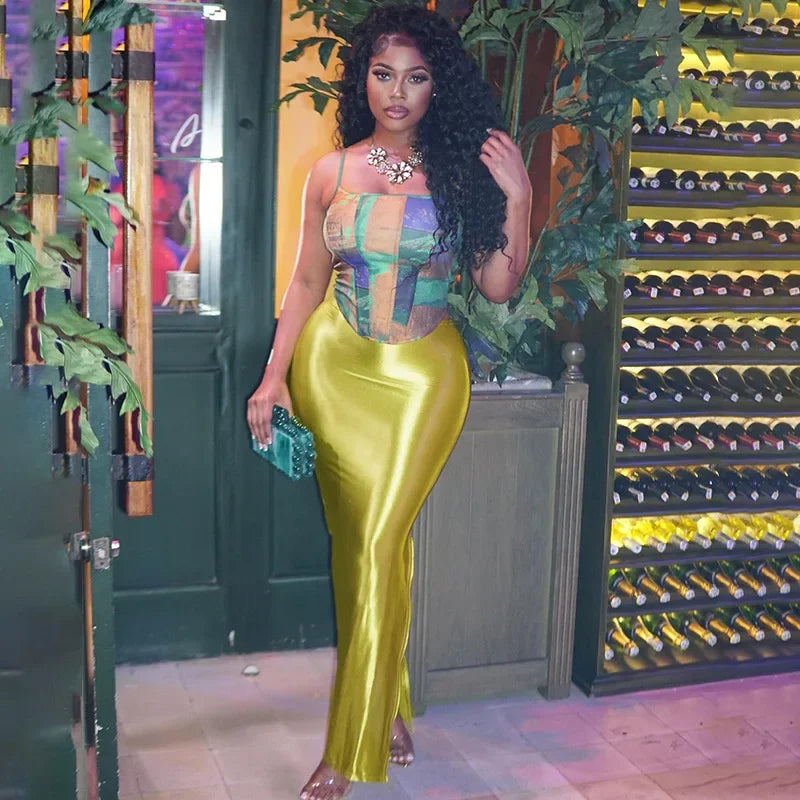 Anita Maxi Skirt Fashion Closet Clothing