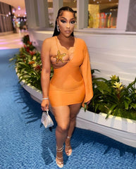 Ayana Bandage Mini Dress Fashion Closet Clothing