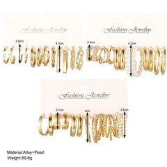 Baddie Earrings Set Fashion Closet Clothing