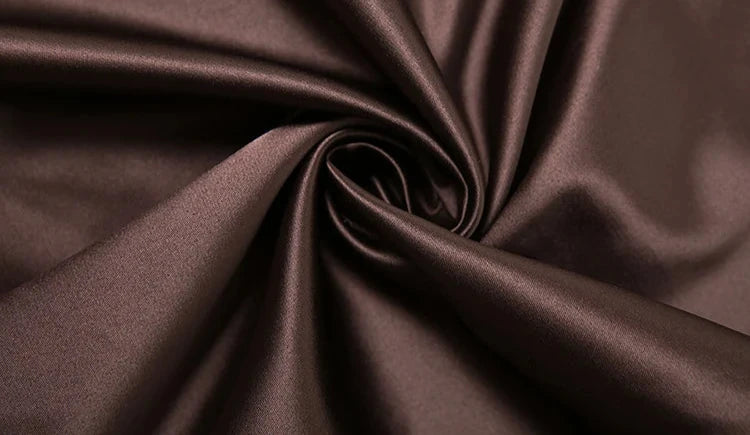Bella Ruched Satin Dress Fashion Closet Clothing