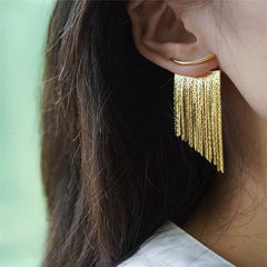 Bling Tassel Earrings Fashion Closet Clothing