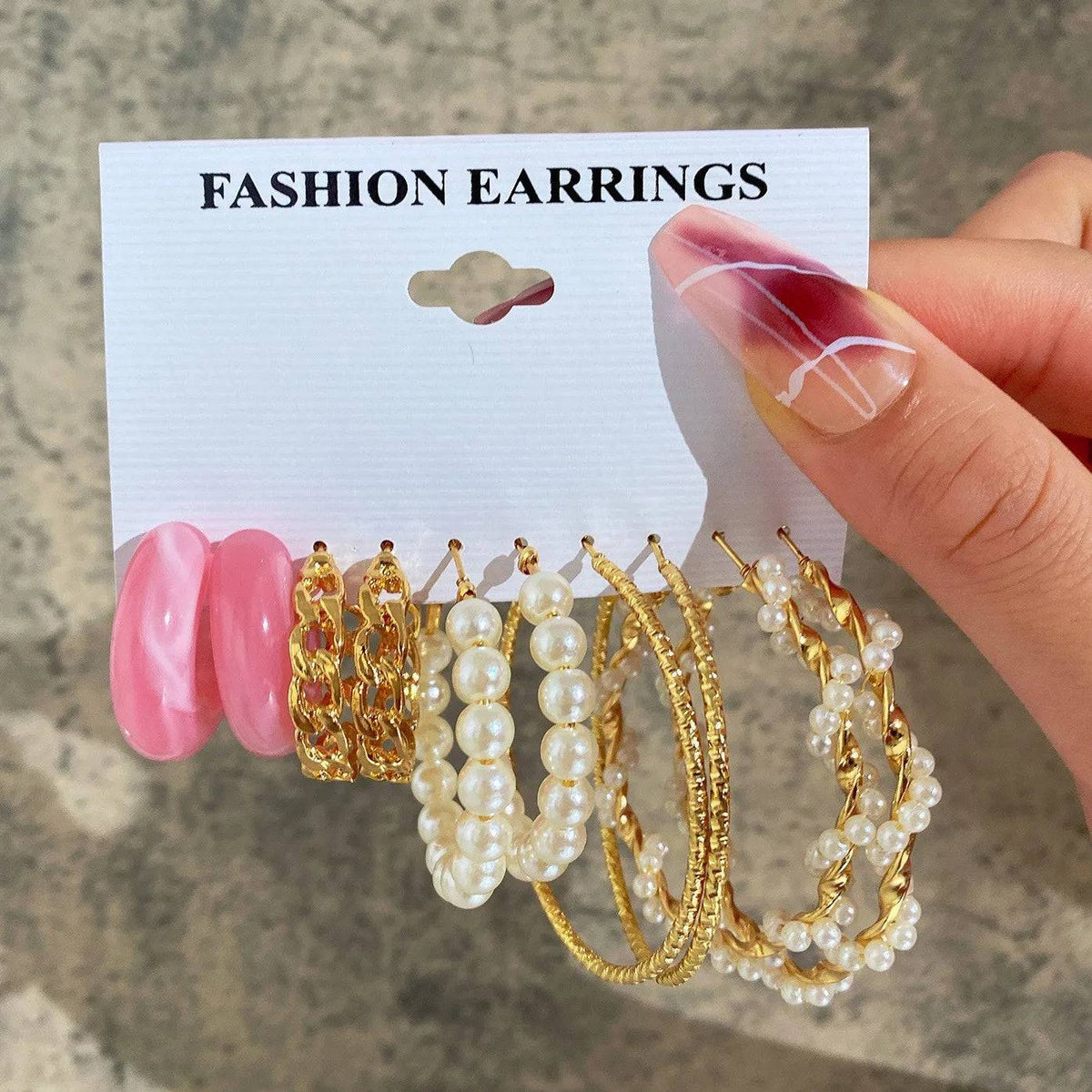 Bohemia Vintage Hoop Earring Set Fashion Closet Clothing