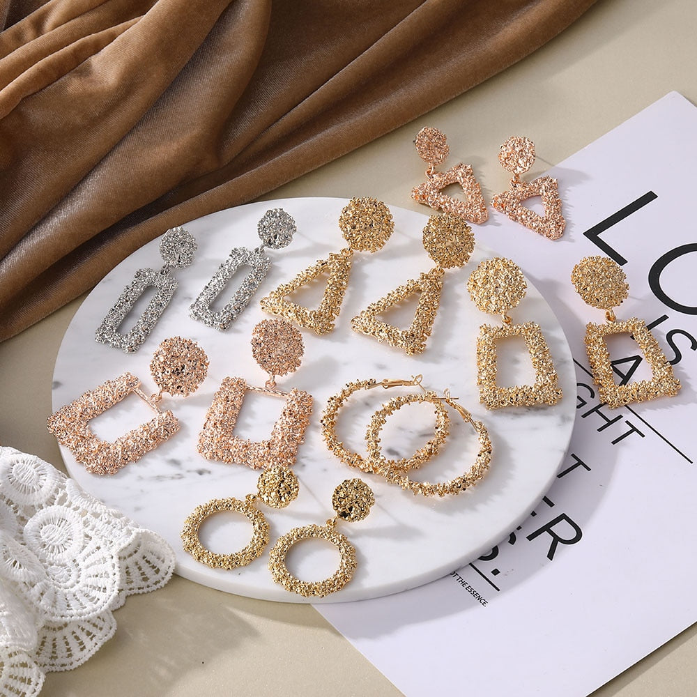 Boss Lady Earrings - (Multiple Colors) Fashion Closet Clothing