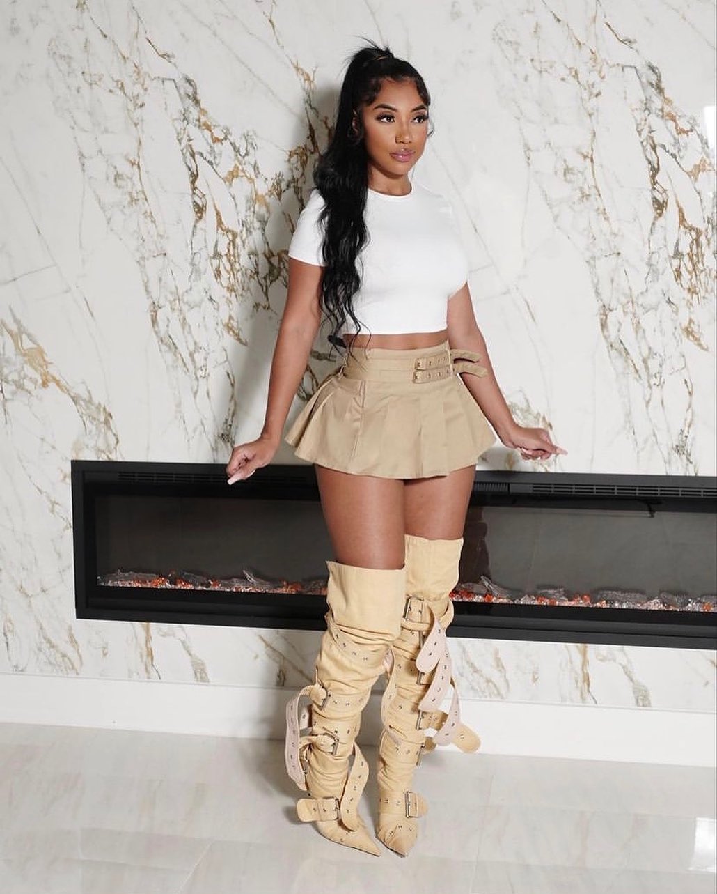 Buckle Up Boots Fashion Closet Clothing