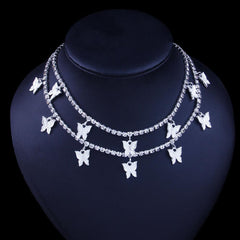 Butterfly Choker Necklace Fashion Closet Clothing
