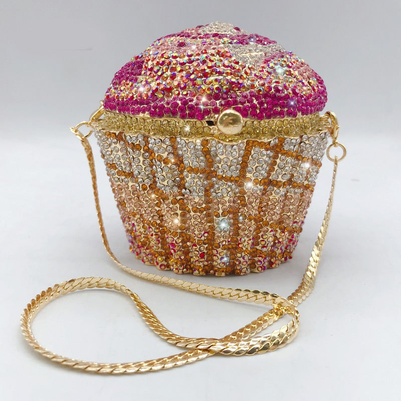 Cakey Diamond Clutch Bag Fashion Closet Clothing