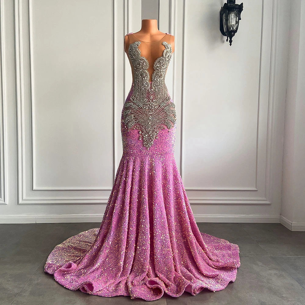 Carli Sequin Mermaid Dress Fashion Closet Clothing