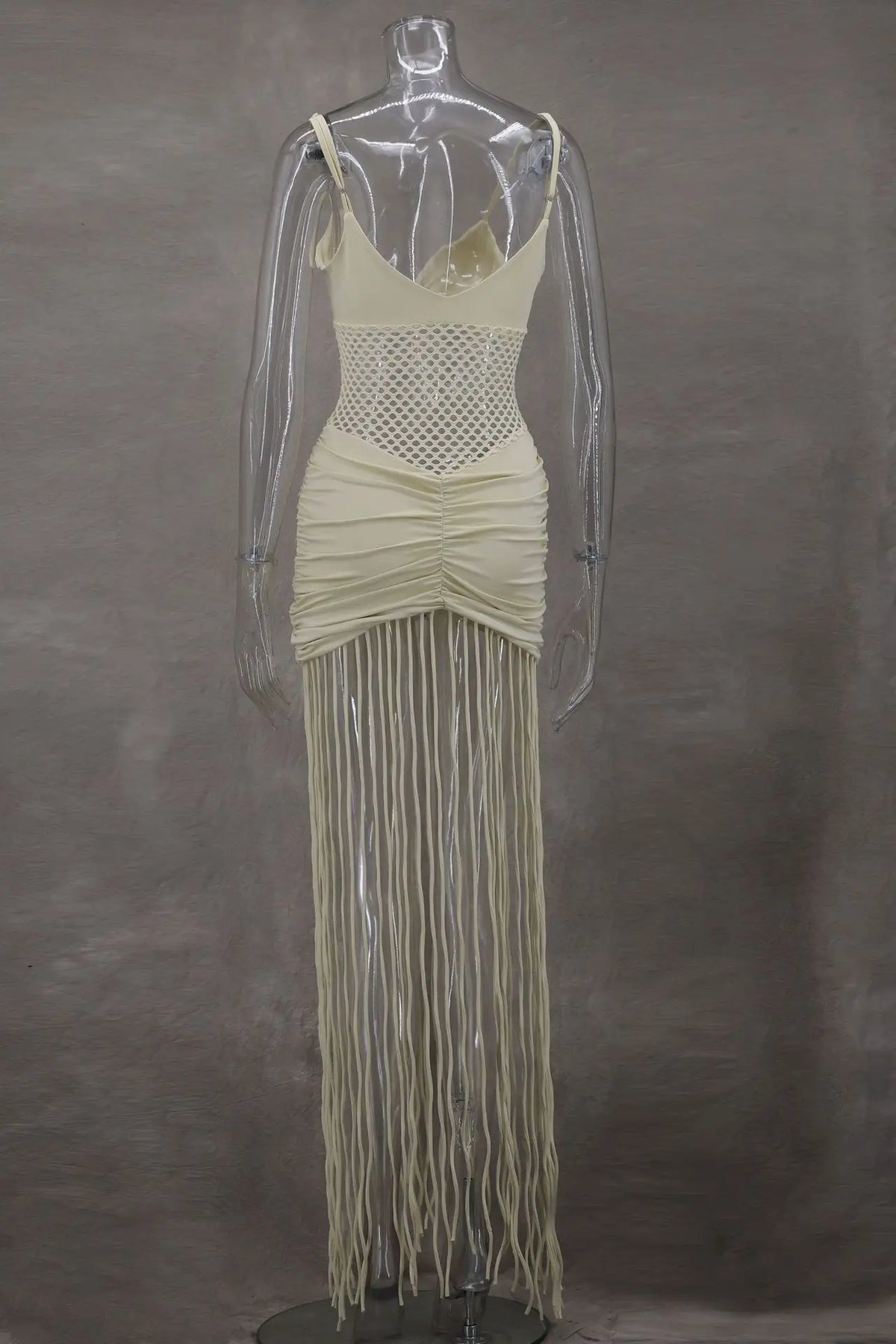 Cassandra Tassel Maxi Dress Fashion Closet Clothing