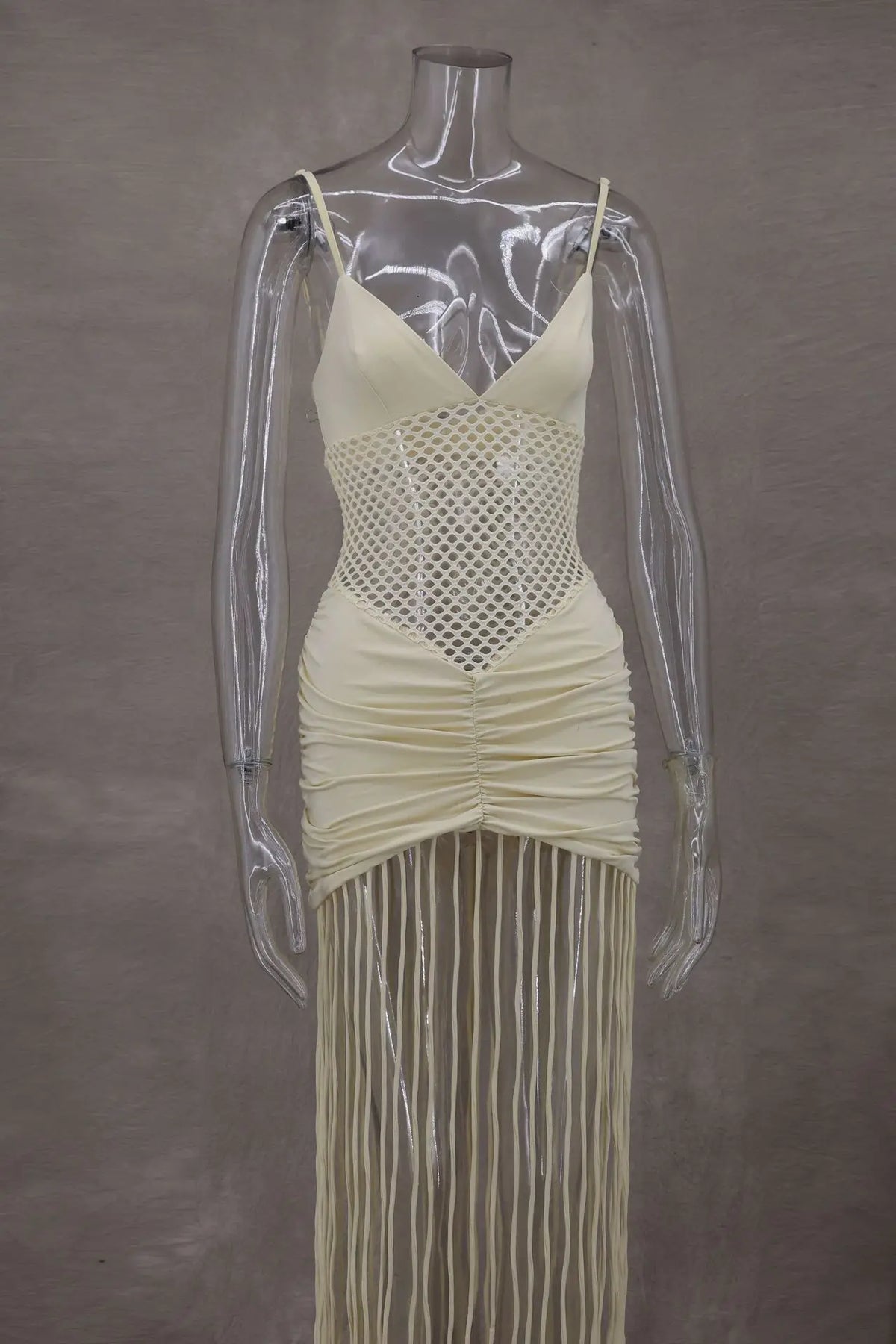 Cassandra Tassel Maxi Dress Fashion Closet Clothing