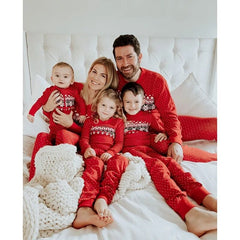 Christmas Family Pajamas Set Fashion Closet Clothing