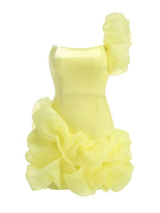 Dahlia Dream Ruffled Mini Dress Fashion Closet Clothing