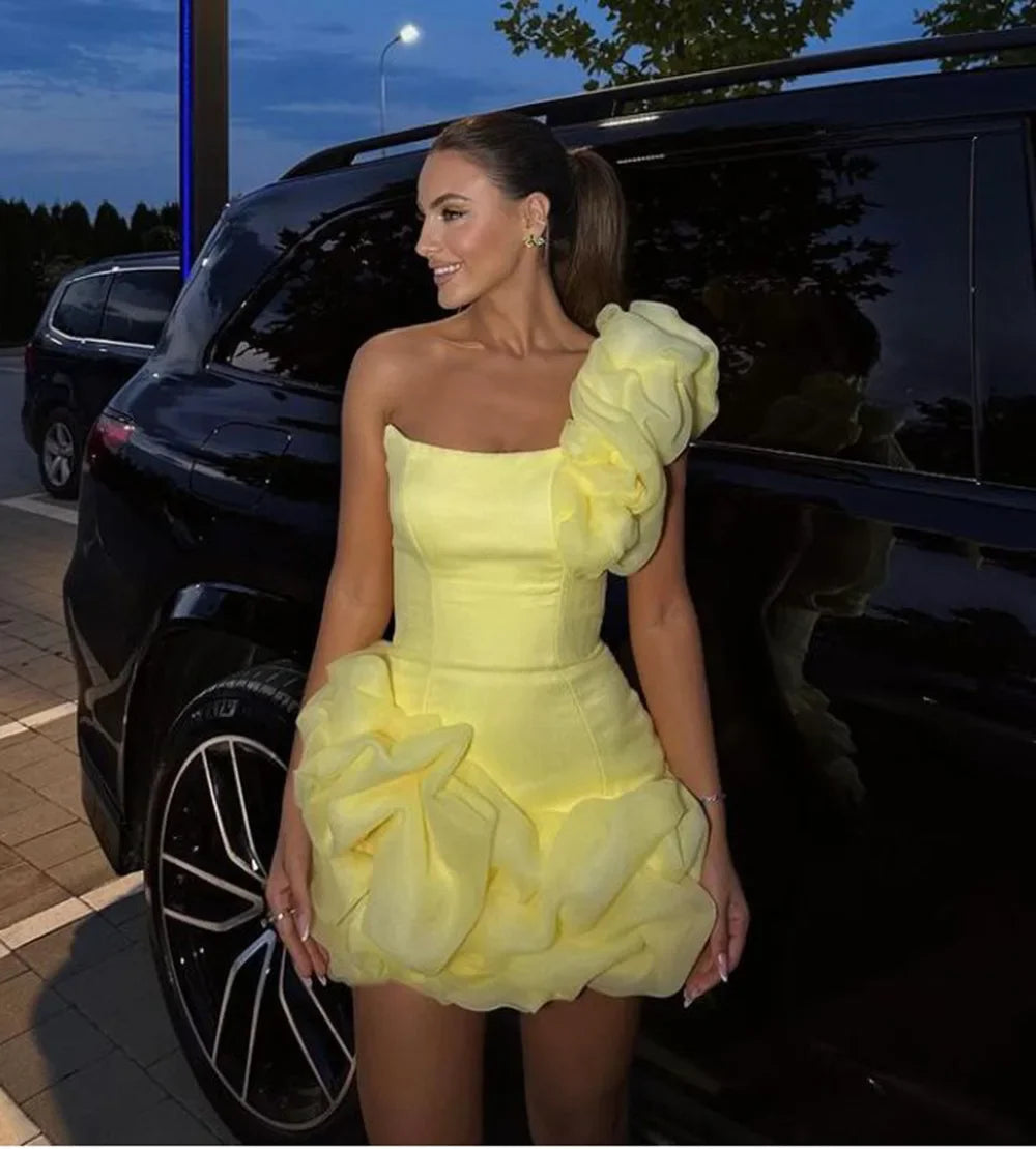 Dahlia Dream Ruffled Mini Dress Fashion Closet Clothing