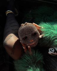 Diamond Skull Clutch Bag Fashion Closet Clothing