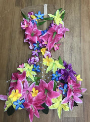 Flower Sexy Mesh Dress Fashion Closet Clothing