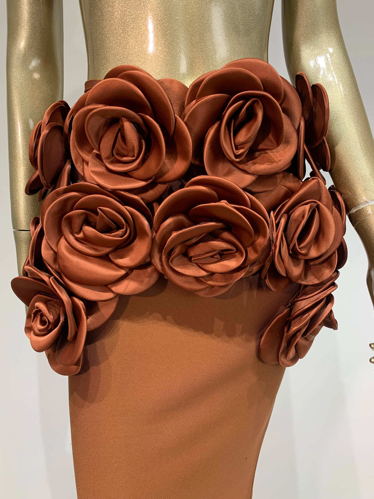 Flowers Bandage Skirt Set Fashion Closet Clothing