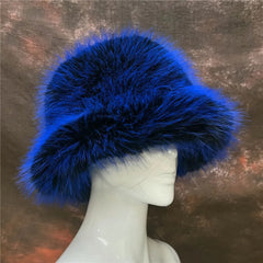 Fur Bucket Hat Fashion Closet Clothing