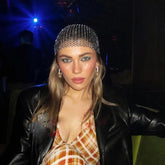 Glitter Rhinestone Headscarf Fashion Closet Clothing