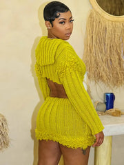 Gloria Knit Skirt Set Fashion Closet Clothing