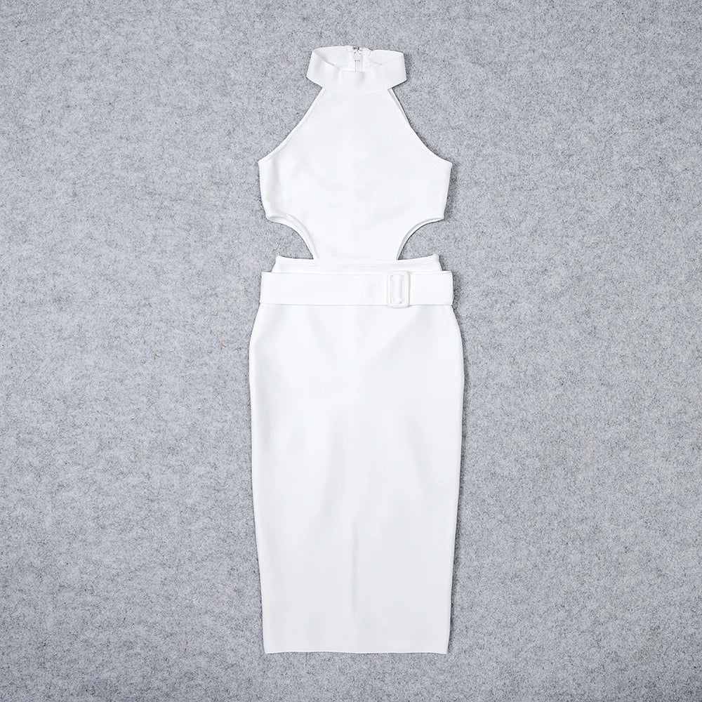 Robe Midi Bandage "Vos Besoins Satisfaits"