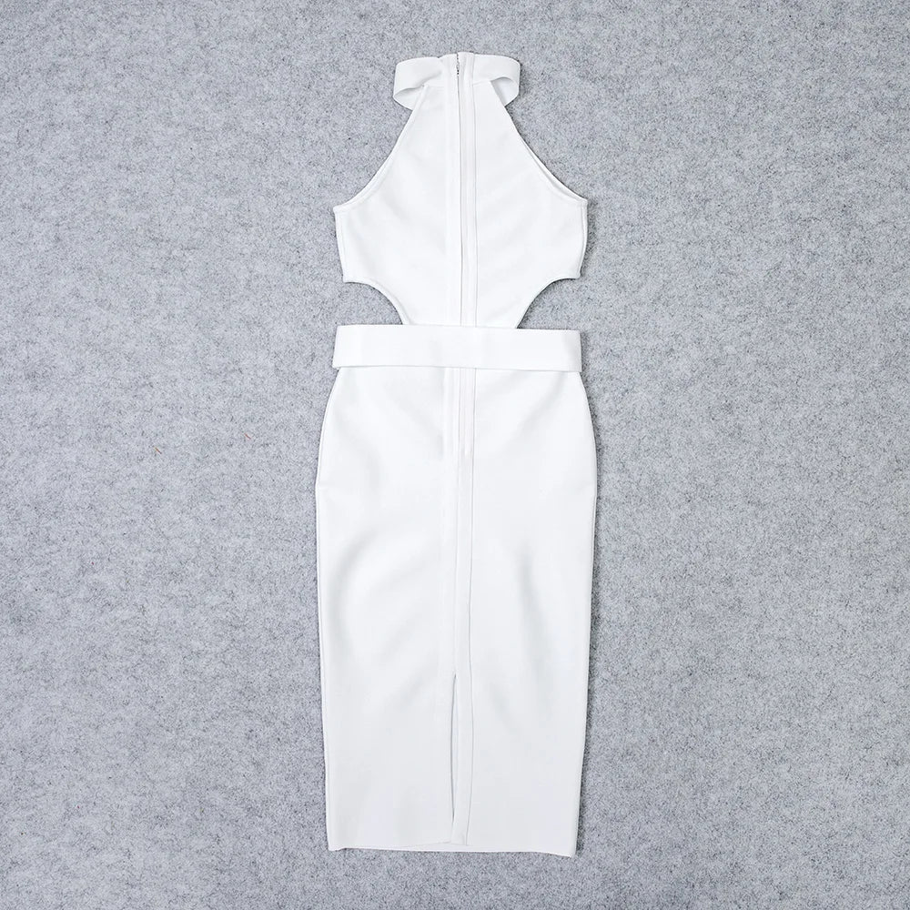 Robe Midi Bandage "Vos Besoins Satisfaits"