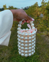 Her Pearls Beading Tote Bag Fashion Closet Clothing