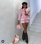 Jackey Blazer Jacket Short Set Fashion Closet Clothing