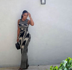 Jada Bodycon Maxi Dress Fashion Closet Clothing