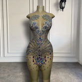 Jordyn Rhinestone Dress Fashion Closet Clothing