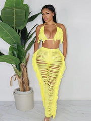 Kamaya Tassel Pants Set Fashion Closet Clothing