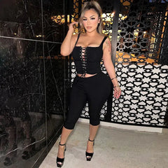 Kayla Ribbed Short Set Fashion Closet Clothing