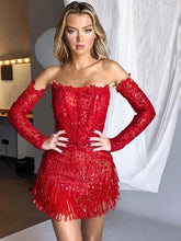 Krystal Tassel Sequin Mini Dress Fashion Closet Clothing