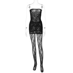 Lacey Mesh Set Fashion Closet Clothing
