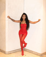 Lacey Mesh Set Fashion Closet Clothing