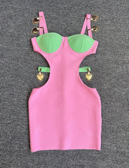 Lauren Bodycon Bandage Mini Dress Fashion Closet Clothing