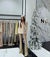 Livia Blazer Sequins Pants Set Fashion Closet Clothing