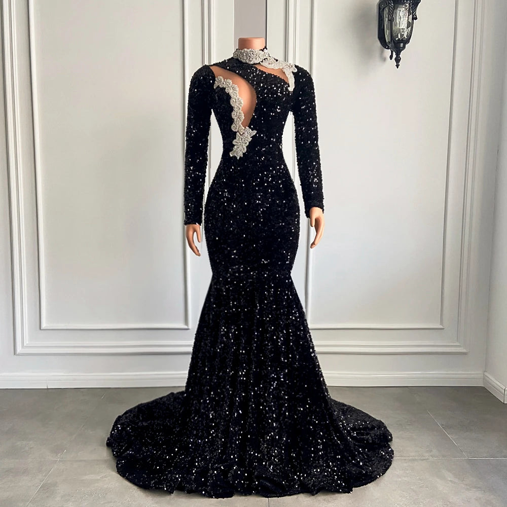 Lori Sequined Maxi Dress Fashion Closet Clothing
