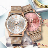 Luxury Dial Band Wrist Watch Fashion Closet Clothing