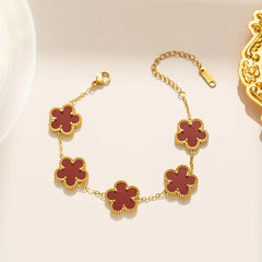 Luxury Flower Bracelets Fashion Closet Clothing