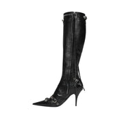 Luxury Pointed Toe Stiletto Boots Fashion Closet Clothing