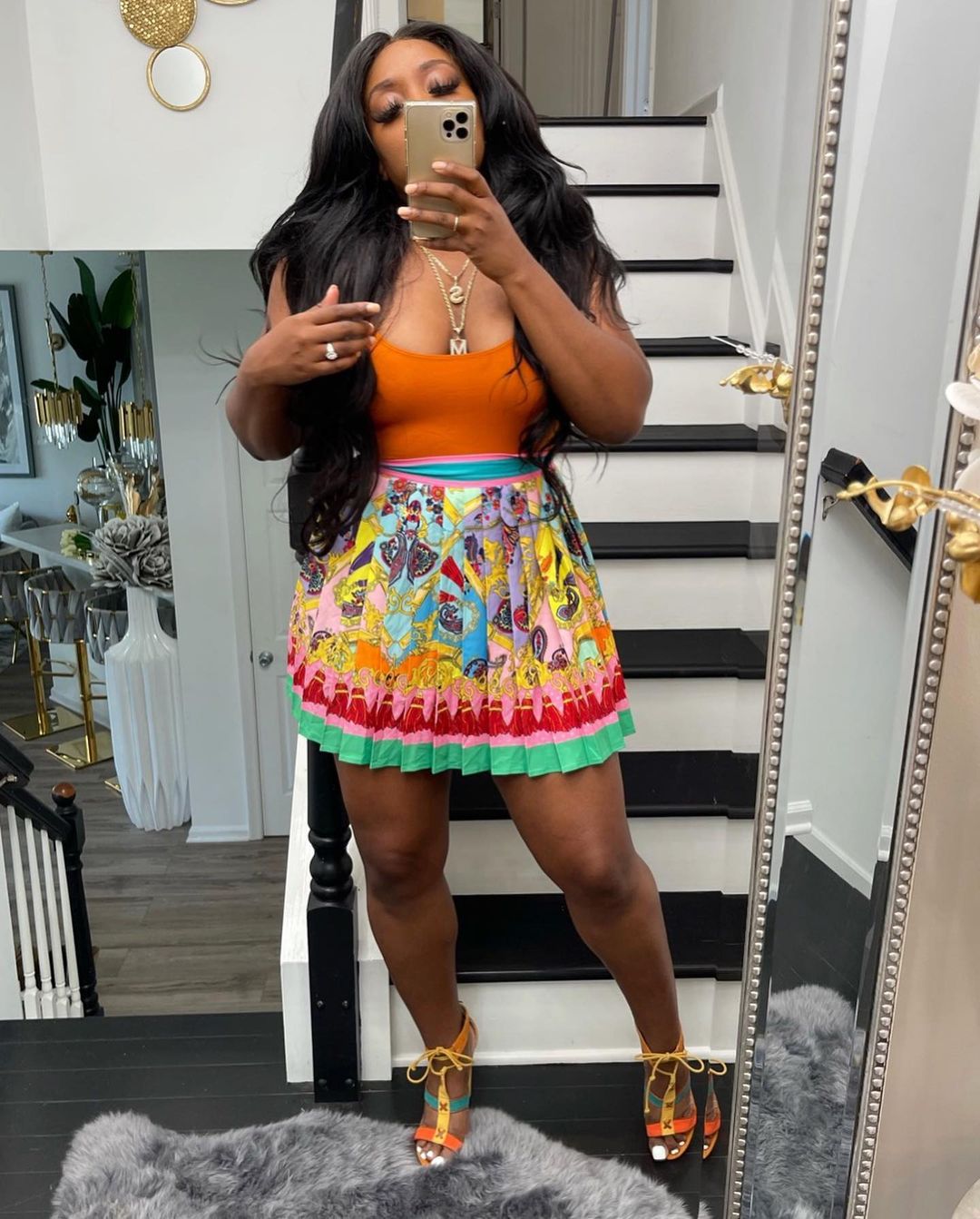 Luxury Vintage Skirt Set Fashion Closet Clothing