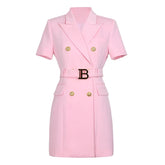 Melania Blazer Dress Fashion Closet Clothing